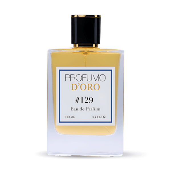 Profumo D’oro #129 – edler Flakon, Hauptansicht des majestätisch-orientalischen Eau de Parfum